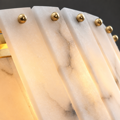 Dining Room Chandelier | Spanish Alabaster Tiered Style | Solenne