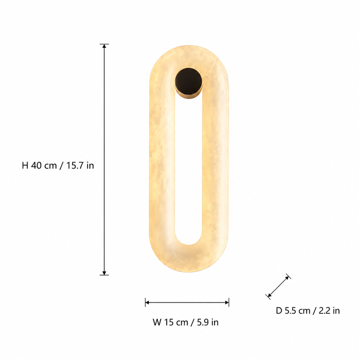 Living Room Wall Sconce | Spanish Alabaster Minimalist | Orelis