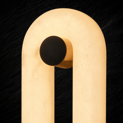 Living Room Wall Sconce | Spanish Alabaster Minimalist | Orelis