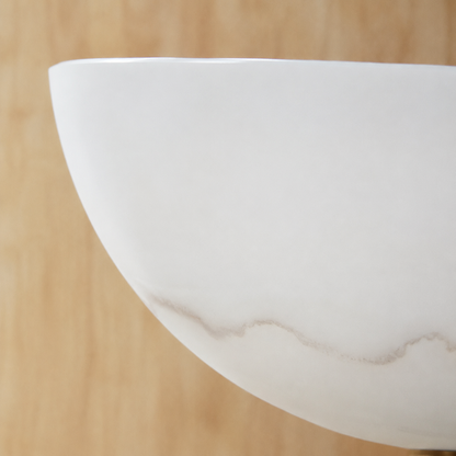 Living Room Wall Sconce | Spanish Alabaster Mid-Century Modern | Calista