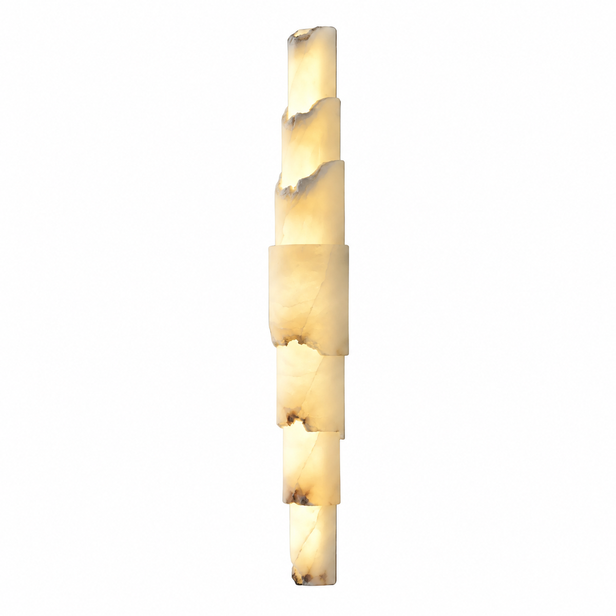 Bedroom Wall Sconce | Layered Alabaster Organic Modern | Stravelle