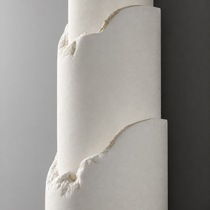 Bedroom Wall Sconce | Layered Alabaster Organic Modern | Stravelle