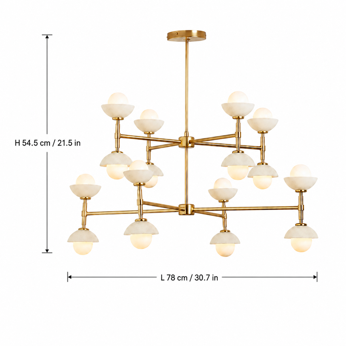 Living Room Chandelier – Refined Modern Aveline