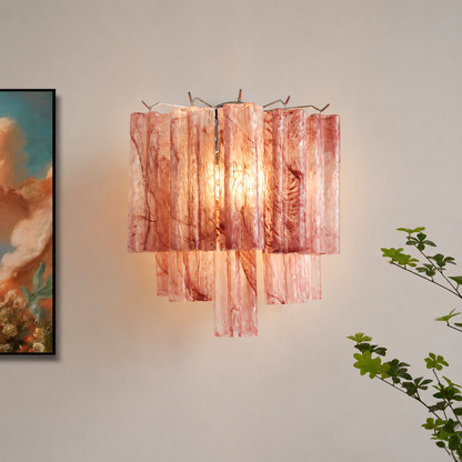 Bedroom Wall Sconce | Murano-Style Glass | Floravia
