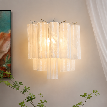 Bedroom Wall Sconce | Murano-Style Glass | Floravia