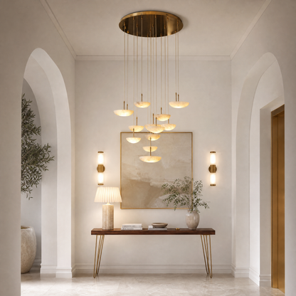 Iloen Modern Alabaster Pendant Light Fixtures