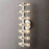 Claire Crystal Wine Cup Linear Wall Sconces 14-Light