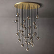 Balelly Smoke Crystal Round Chandelier 40"