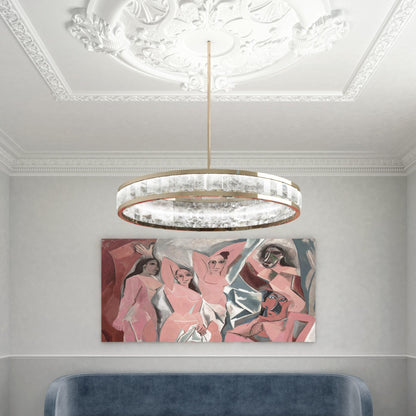 Rock Crystal Concorde Chandelier - Merlin Lamps