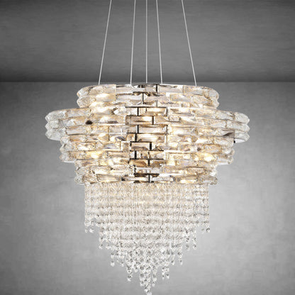 Corona Crystal Halo Chandelier