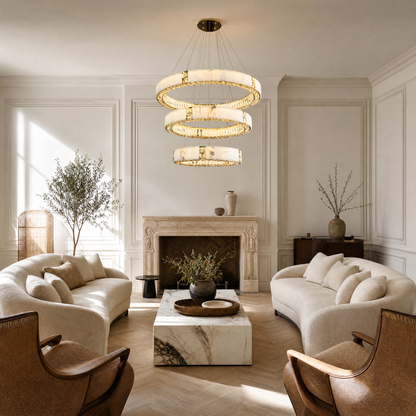 Paeen Modern Tiered Ring Chandelier