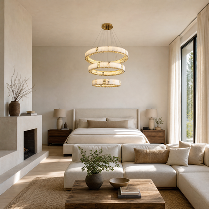 Paeen Modern Tiered Ring Chandelier