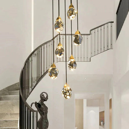 Denise Prism Crystal Multi-Lights Pendant