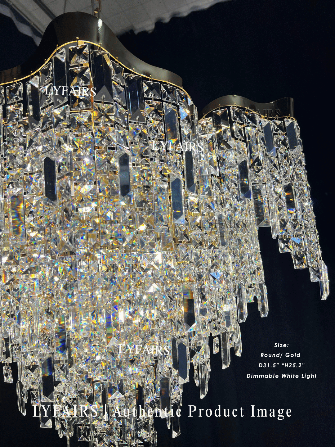 Crystal Tassel Chandelier Set For Living Room/Dining Room/Bedroom