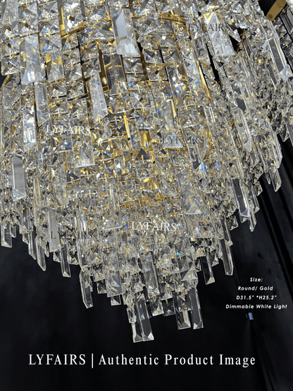 Crystal Tassel Chandelier Set For Living Room/Dining Room/Bedroom