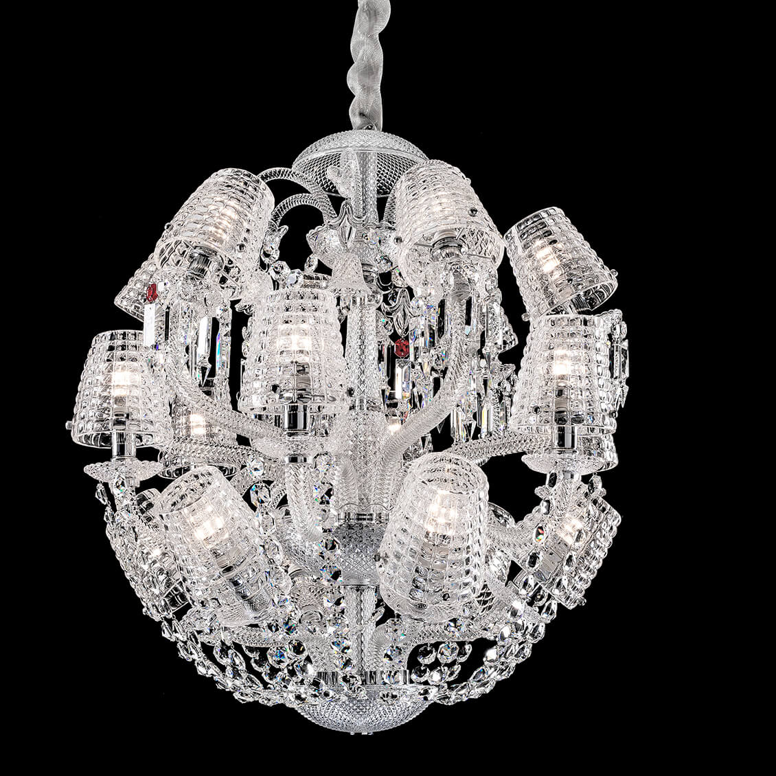 Crysara Le Roi Soleil Crystal Chandelier
