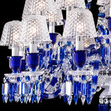 Crysara Zenith Faunacrystopolis Blue Crystal Chandelier