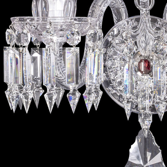 Elegance Crystal Cup Crysara Wall Sconce