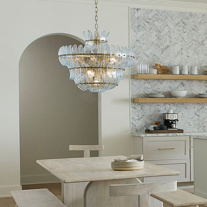 Arcade 10-Light Blown Glass Chandelier