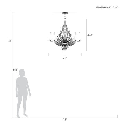 Lily Buds Candle Chandelier