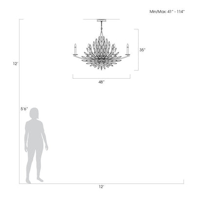 Lily Buds Candle Chandelier