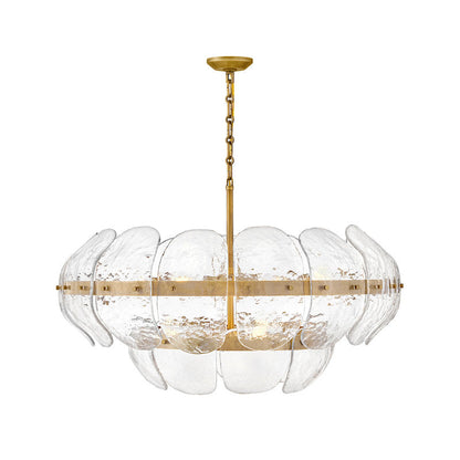 Lillia 9 - Light Steel Dimmable Chandelier