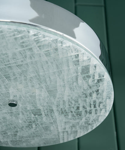 Modern Luxury Stone LED Disc Pendant Chandelier