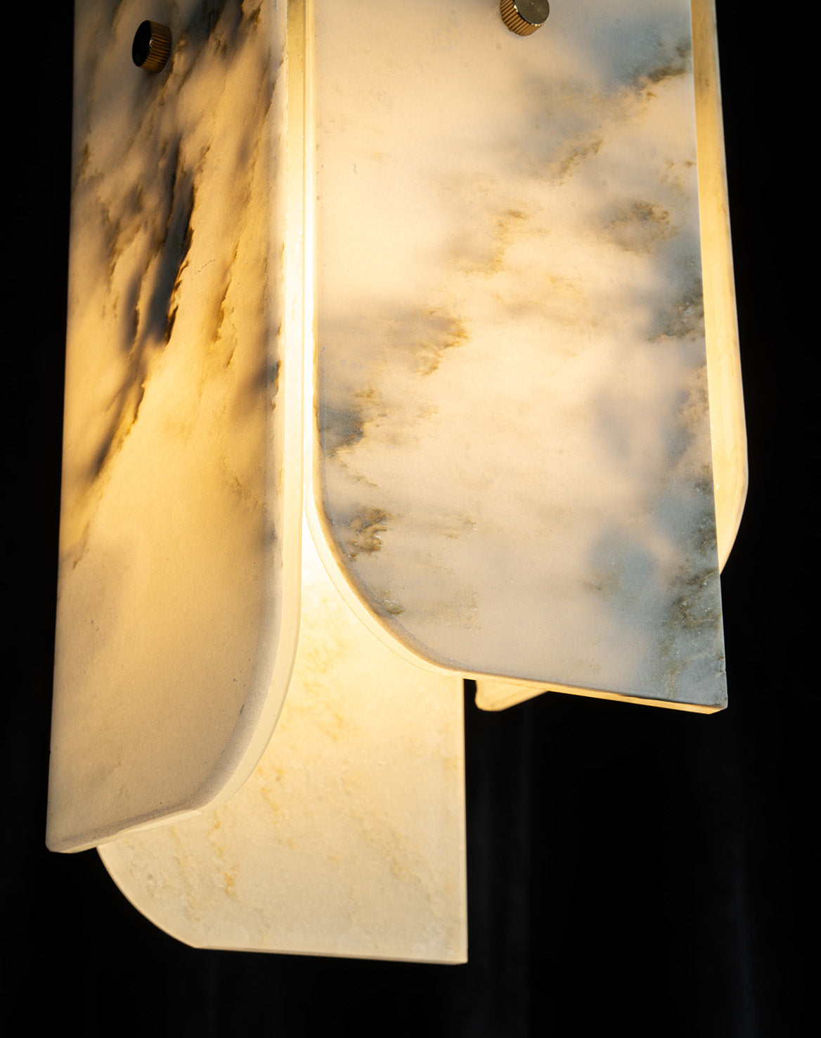 Modern Sculptural LuxuryStone Pendant Light