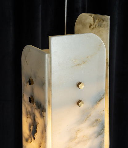 Modern Sculptural LuxuryStone Pendant Light
