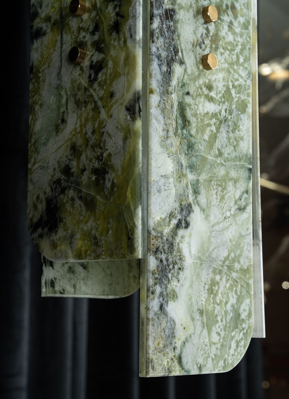 Modern Sculptural LuxuryStone Pendant Light
