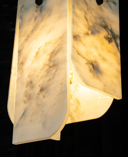 Modern Sculptural LuxuryStone Pendant Light
