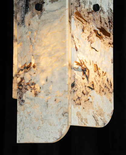 Modern Sculptural LuxuryStone Pendant Light