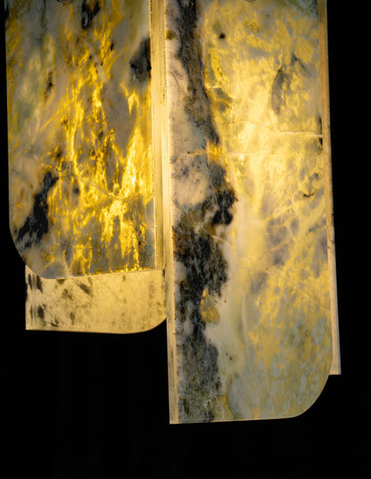Modern Sculptural LuxuryStone Pendant Light