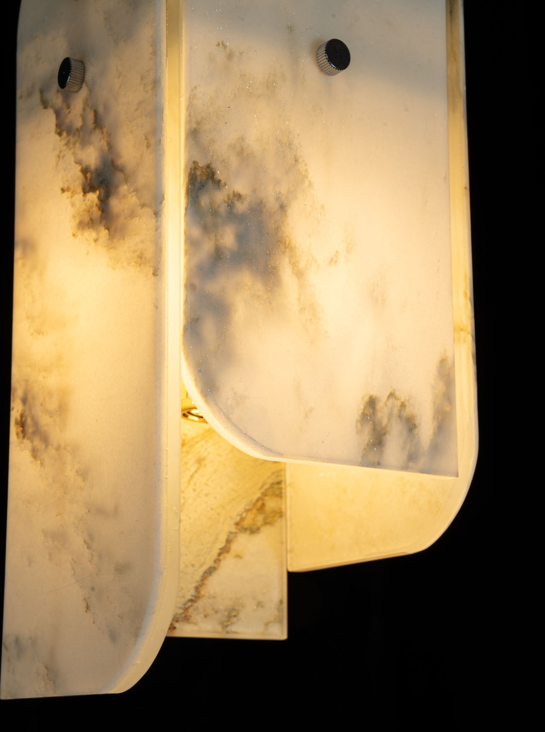 Modern Sculptural LuxuryStone Pendant Light