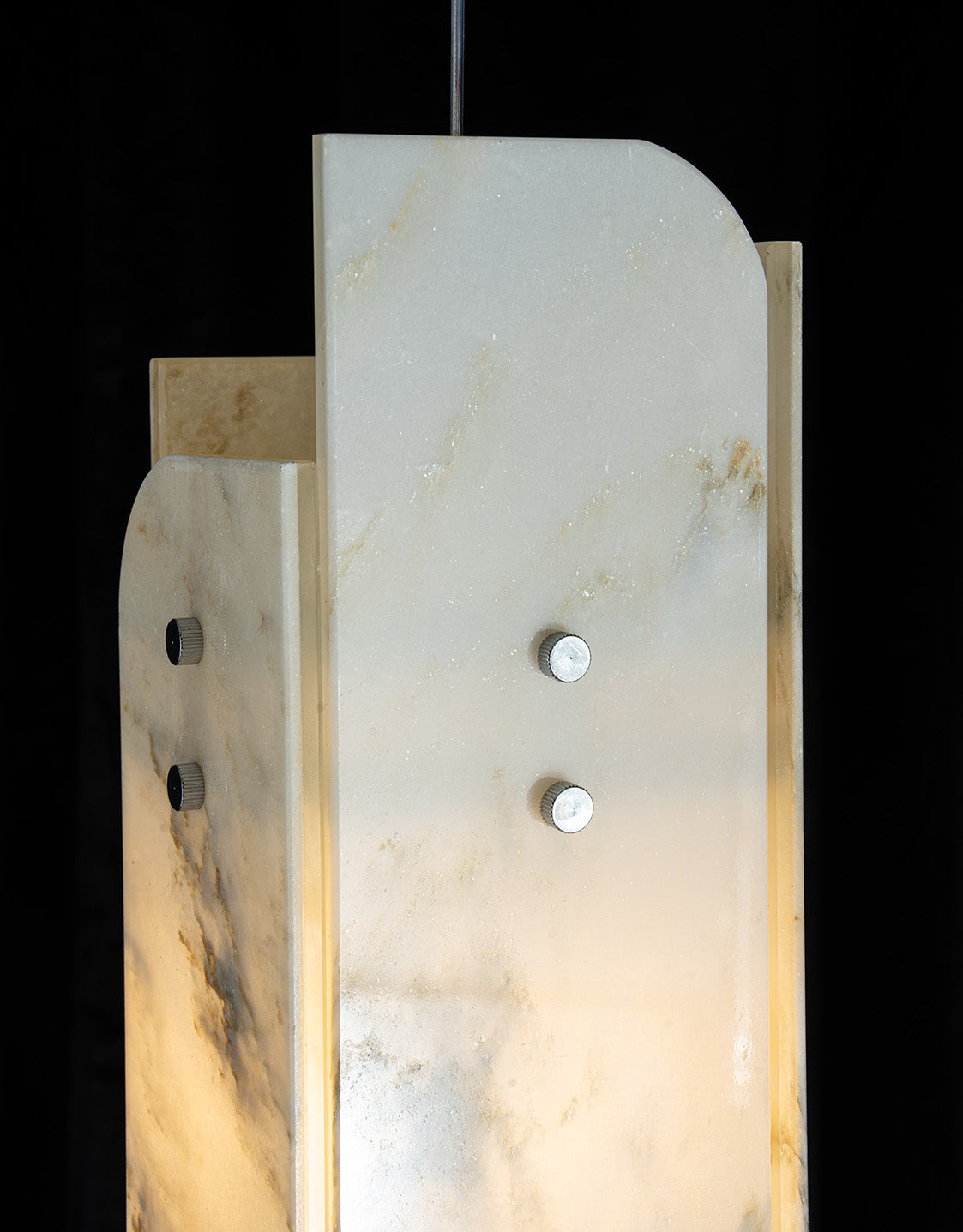 Modern Sculptural LuxuryStone Pendant Light