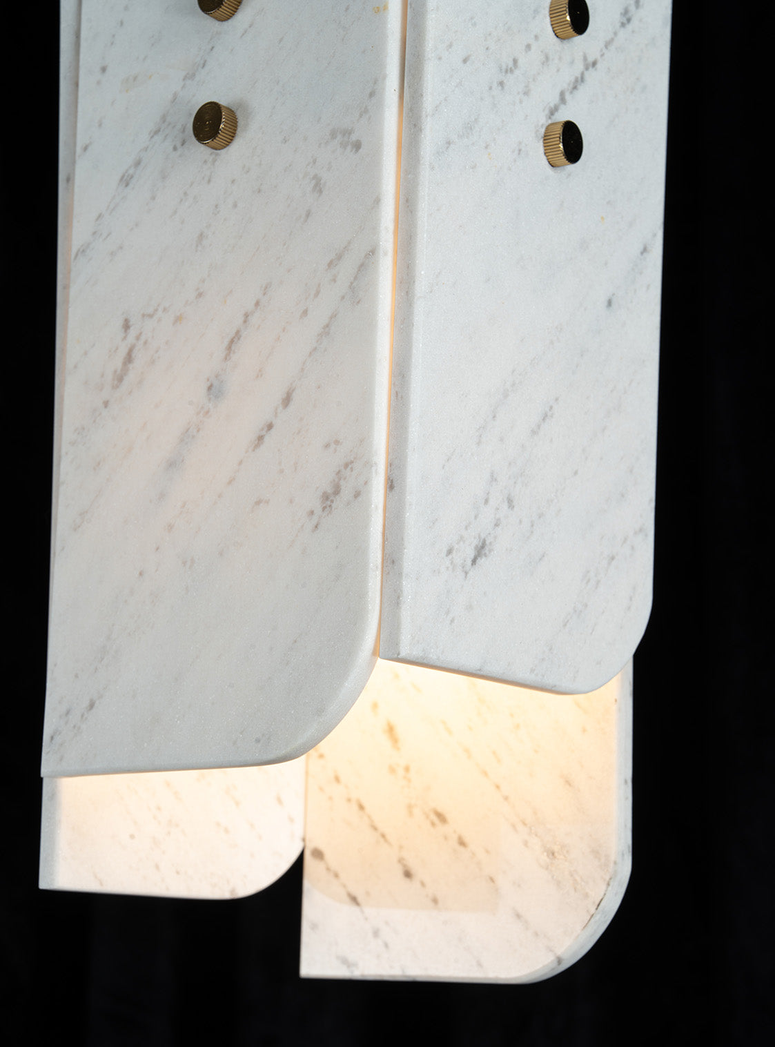 Modern Sculptural LuxuryStone Pendant Light