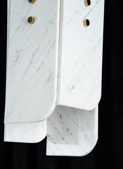 Modern Sculptural LuxuryStone Pendant Light