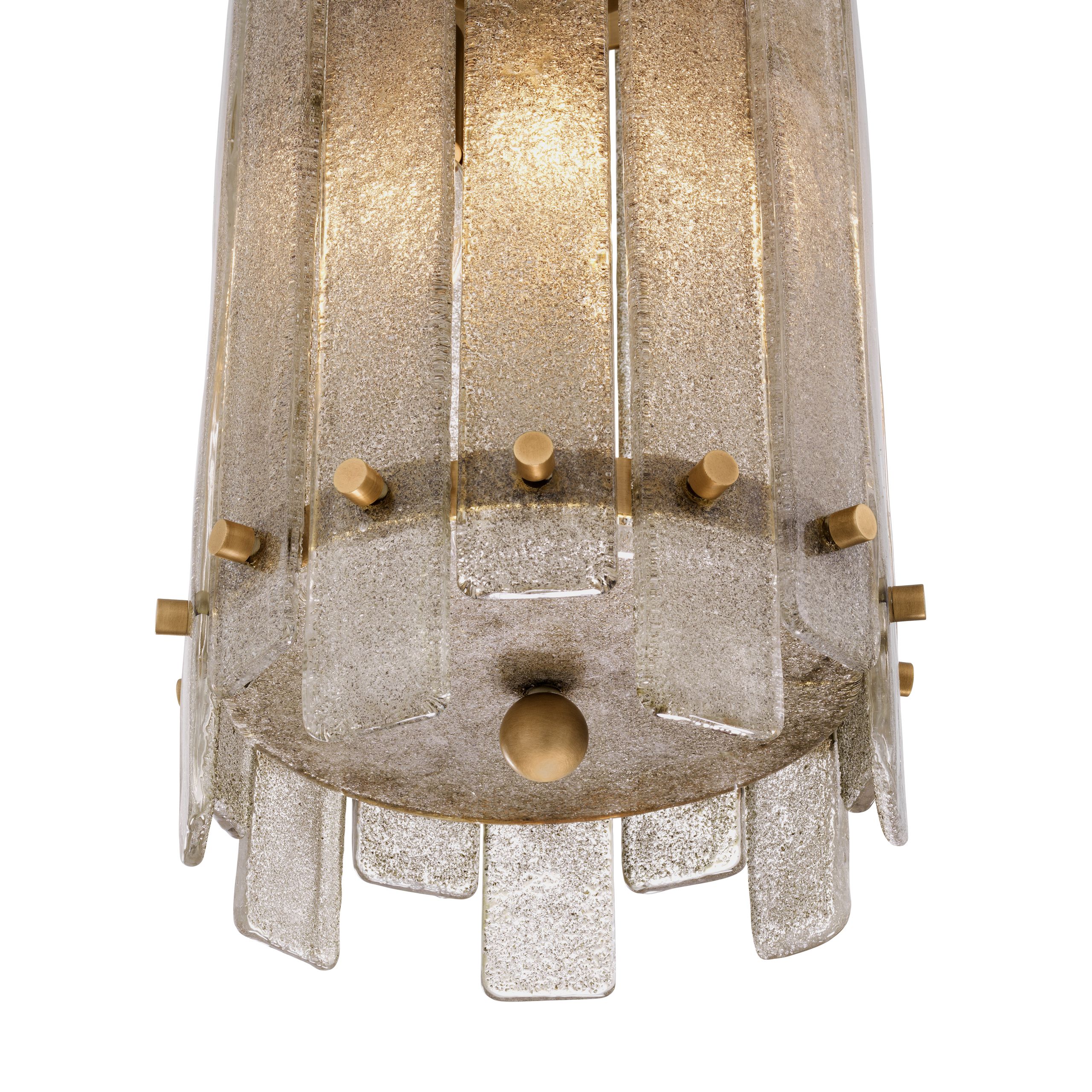 Flake Modern Brass Chandelier - Brass