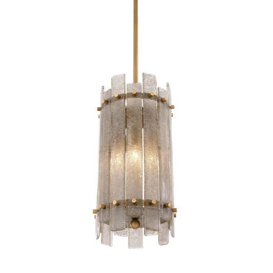 Flake Modern Brass Chandelier - Brass