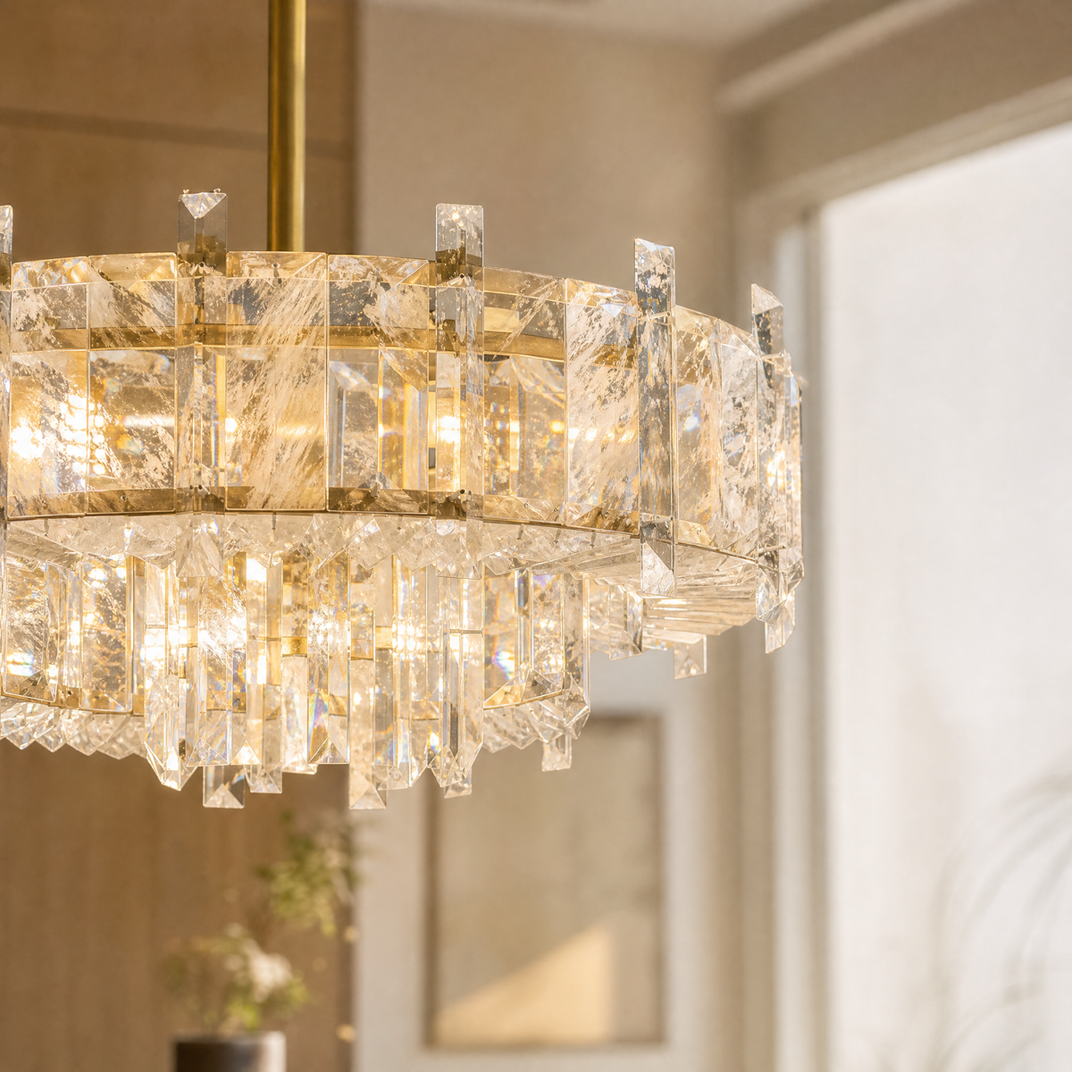 Wynen Rock Crystal Chandelier