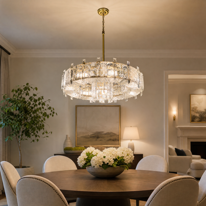 Wynen Rock Crystal Chandelier