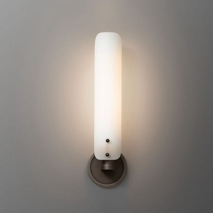 Alen White Glass Wall Sconce , Wall Lamps for Bedroom