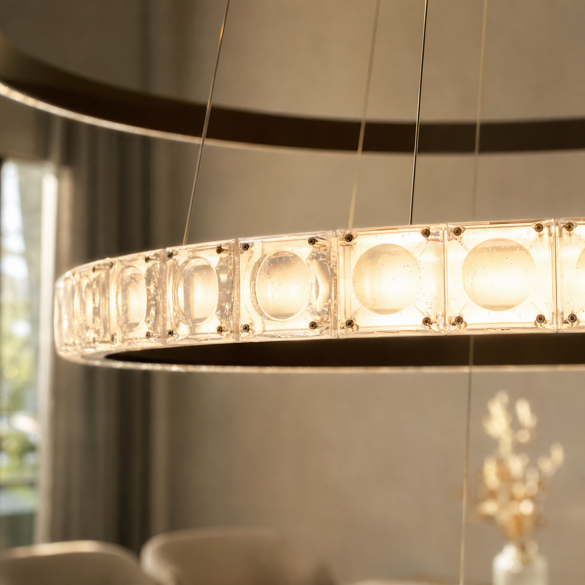 Eveen Crystal Cascading Chandelier