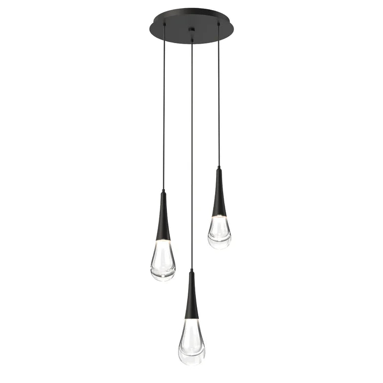 Pluvia 3-Light Pendant For Bathroom Bedroom Kitchen Island