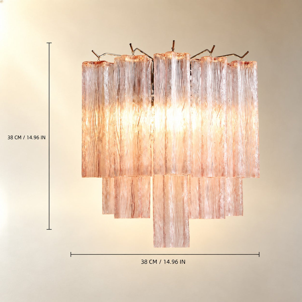 Floravia Murano Glass Wall Sconce