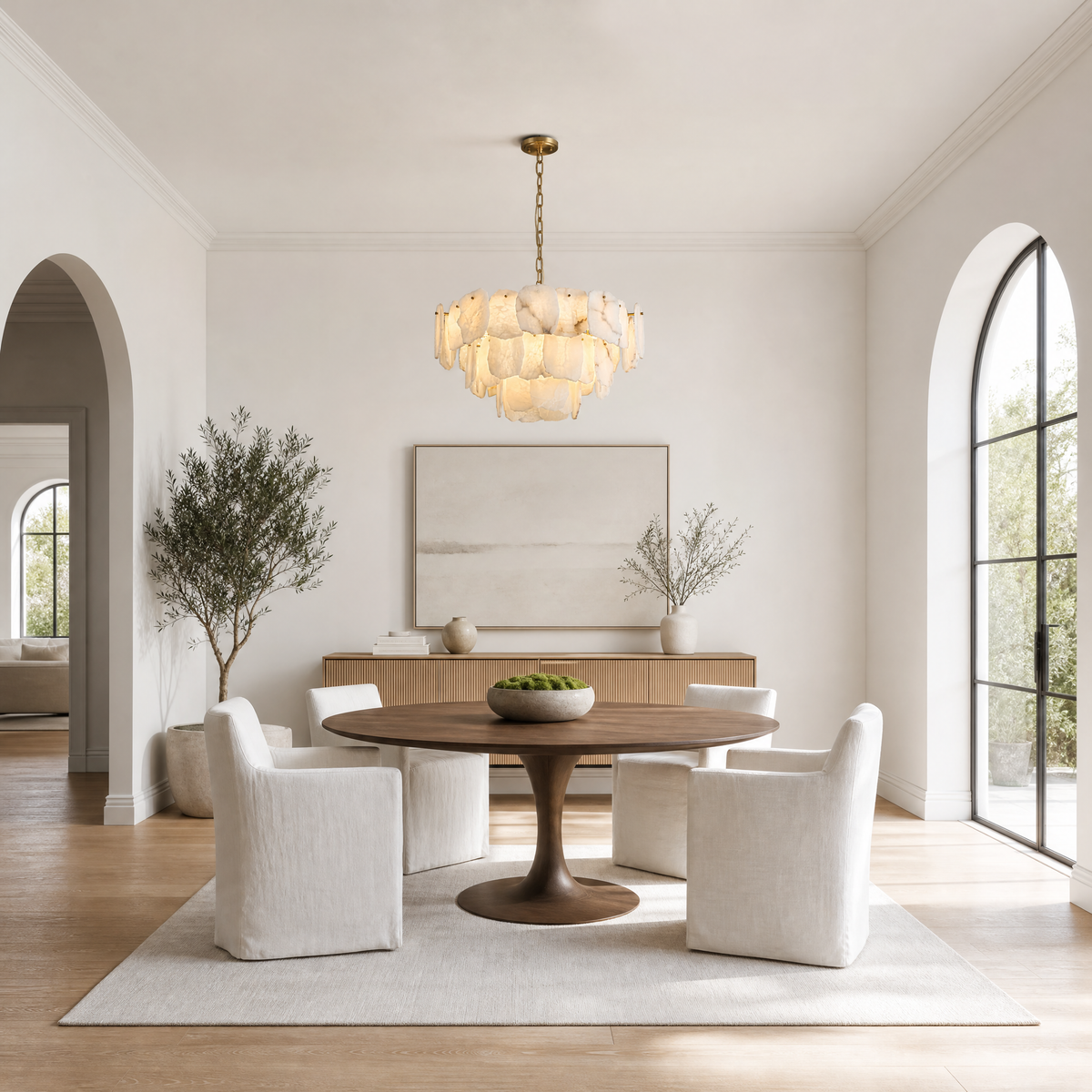 Wylen Leaf Tier Chandelier