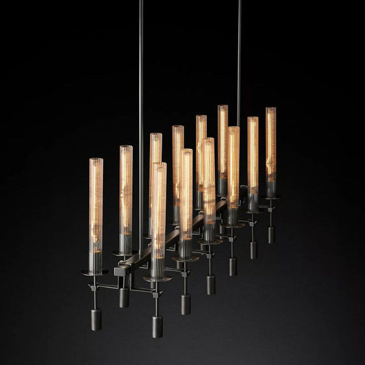 Foanmly Linear Chandelier L 54"