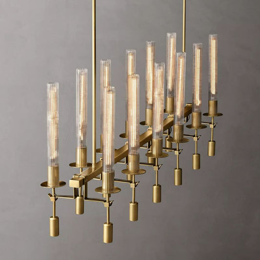 Foanmly Linear Chandelier L 54"