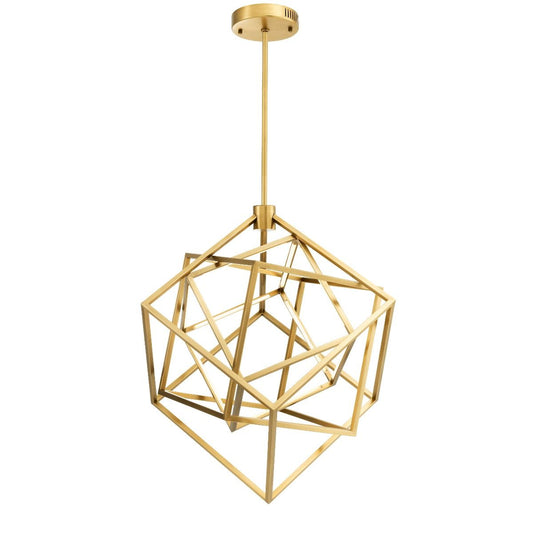 Denise Brigitte Modern Brass Chandelier