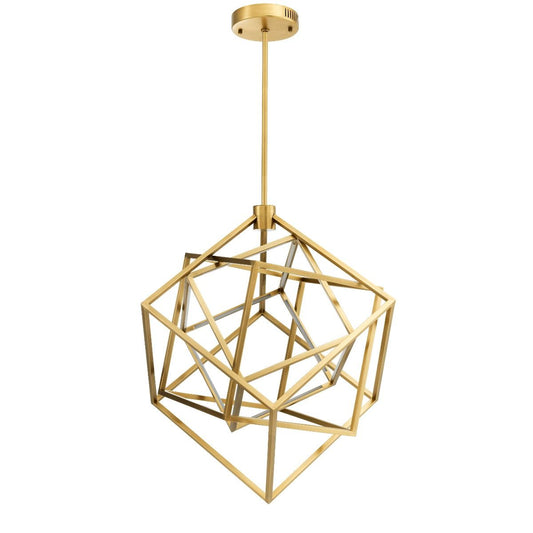 Denise Brigitte Modern Brass Chandelier